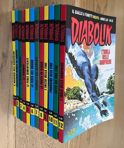 Diabolik anno lxi annata - diabolik, 1/12