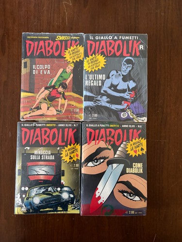 Quattro numeri diabolik con - numeri, di